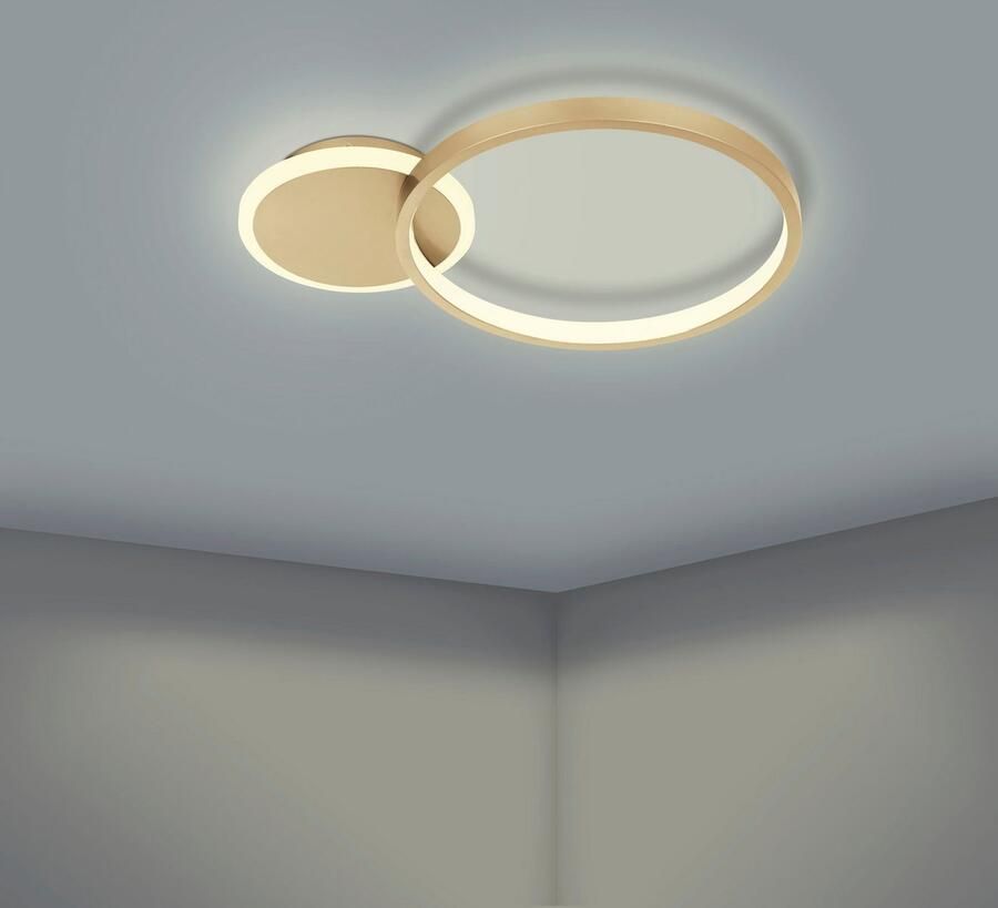 EGLO Plafondlamp GAFARES Plafondlamp van aluminium staal 15W (1 stuk) - Foto 2