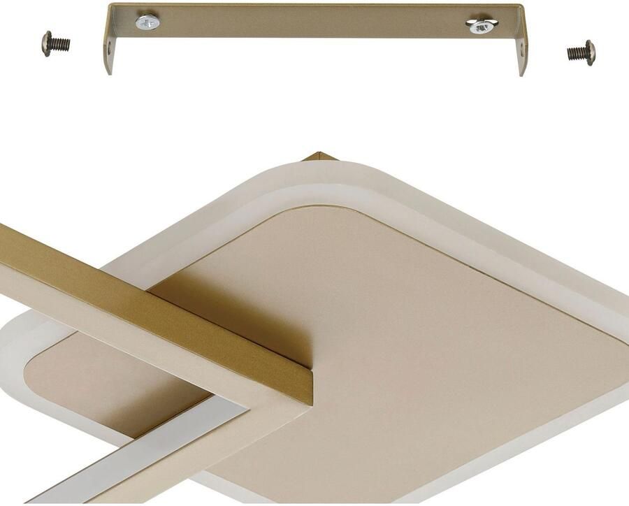 EGLO Plafondlamp GAFARES Plafondlamp van aluminium staal (1 stuk) - Foto 4