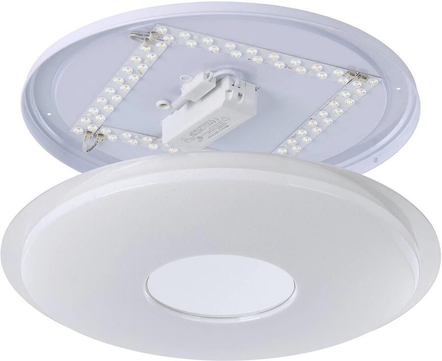 EGLO Plafondlamp LANCIANO-Z plafondlamp wit instelbaar wit ZigBee 3.0 sterrenhemel Timer App spraakbesturing Alexa ‎‎‎Ø 56 cm excl. afstandsbediening (1 stuk) - Foto 8