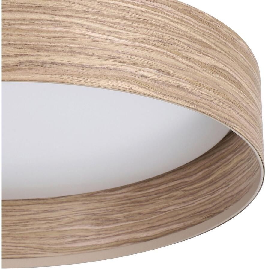 EGLO Plafondlamp LUPPINERIA Plafondlamp in zand en wit van staal kunststof 24W warmwit (1 stuk) - Foto 2