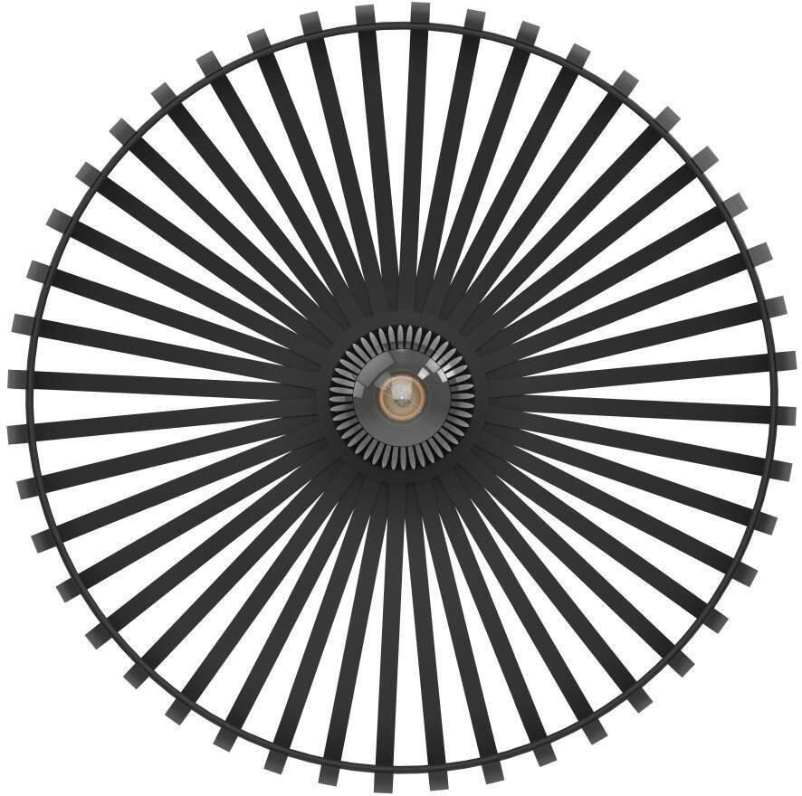 EGLO Plafondlamp MOGANO 3 Plafondlamp metaal in zwart ganglamp met E27 fitting Ø 43 cm (1 stuk) - Foto 2