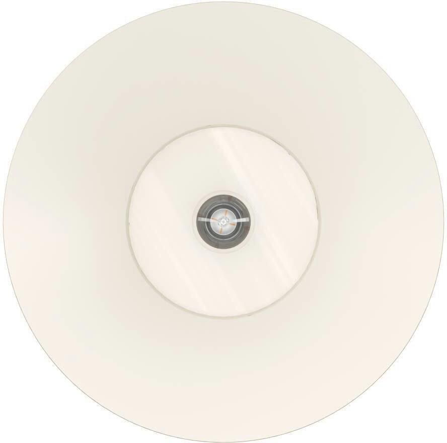 EGLO Plafondlamp MOHARRAS Deckenlampe Stahl und Holz E27 Wohnzimmerlampe Lampe Plafondlamp FSC100HB hout in natuur en metaal in zandkleur E27 (1 stuk)