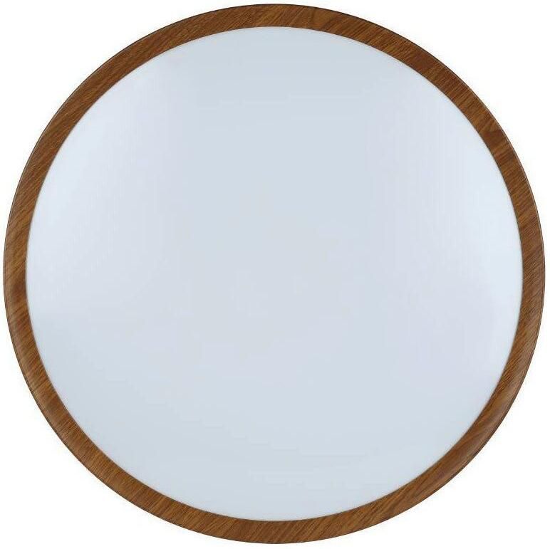 EGLO Plafondlamp MUSURITA Plafondlamp woonkamer staal kunststof houtlook wit Ø 44 cm (1 stuk) - Foto 3