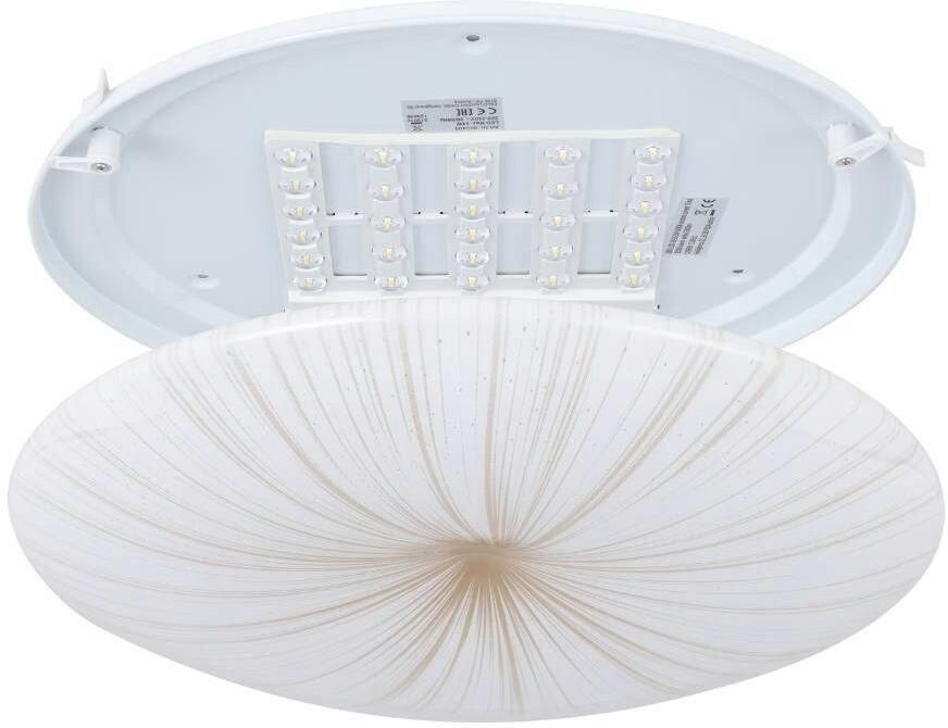 EGLO Plafondlamp NIEVES 1 Plafondlamp in wit van staal 19 5W warmwit (1 stuk) - Foto 4