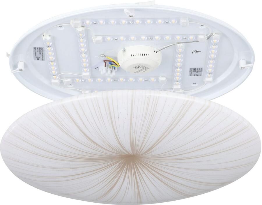 EGLO Plafondlamp NIEVES 1 Plafondlamp in wit van staal 4 4W warmwit (1 stuk) - Foto 2