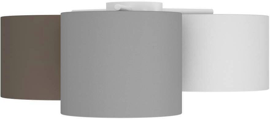 EGLO  Pastore Plafondlamp - E27 - 61 cm - Wit Antraciet Bruin Grijs - Foto 8