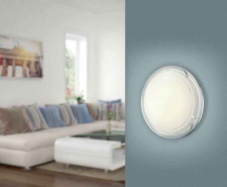 EGLO Plafondlamp Planeet 1 Woonkamerlamp hallamp eetkamer kantoor tijdloos 29x29x8 5cm (1 stuk) - Foto 5