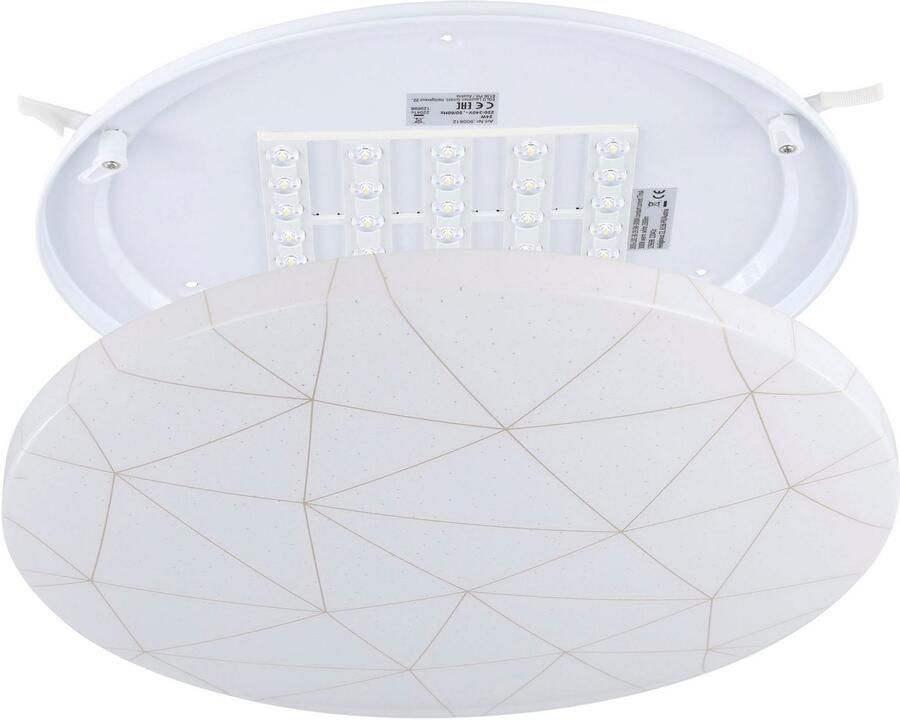 EGLO Plafondlamp RENDE Plafondlamp staal en kunststof IP20 woonkamerlamp lamp (1 stuk) - Foto 3
