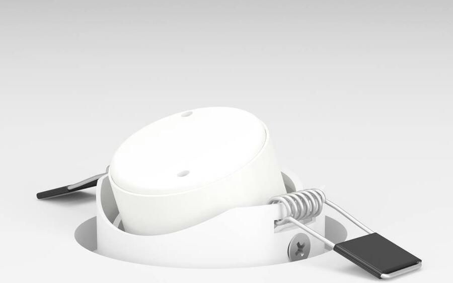 EGLO Plafondlamp SALICETO inbouwlamp 3-delige set wit dimbaar lampenkop draaibaar (1 stuk) - Foto 9