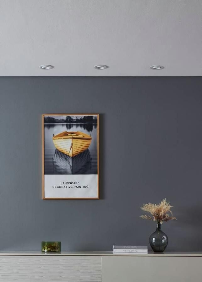 EGLO Plafondlamp SALICETO inbouwlamp 3-delige set wit dimbaar lampenkop draaibaar (1 stuk) - Foto 7