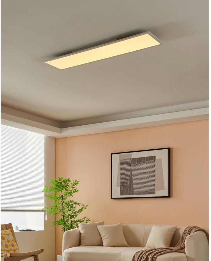 EGLO  connect.z Salobrena-Z Smart Plafondlamp - 120 cm - Wit - Instelbaar wit licht - Dimbaar - Zigbee - Foto 5