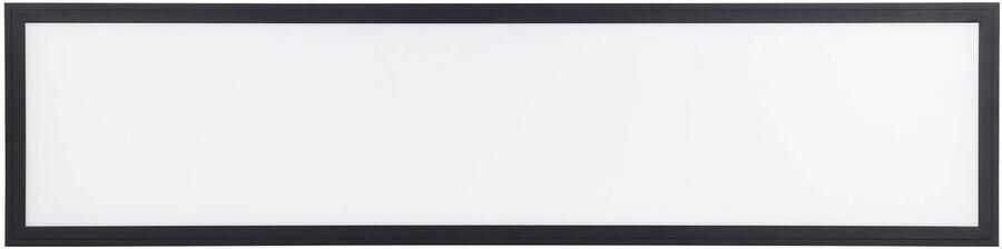 EGLO Plafondlamp SALOBRENA-Z plafondlamp zwart wit ZigBee 3.0 timer paneel Disco-modus app spraakbesturing Alexa 120x30x5cm excl. afstandsbediening (1 stuk) - Foto 10