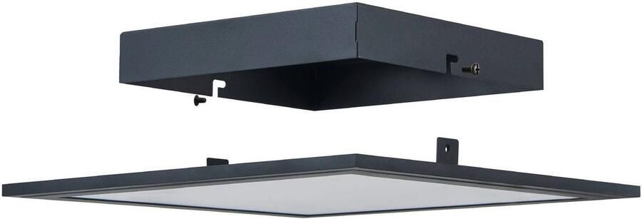 EGLO Plafondlamp SALOBRENA-Z plafondlamp zwart wit ZigBee 3.0 timer paneel Disco-modus app spraakbesturing Alexa ?30x30x5cm excl. afstandsbediening (1 stuk) - Foto 9