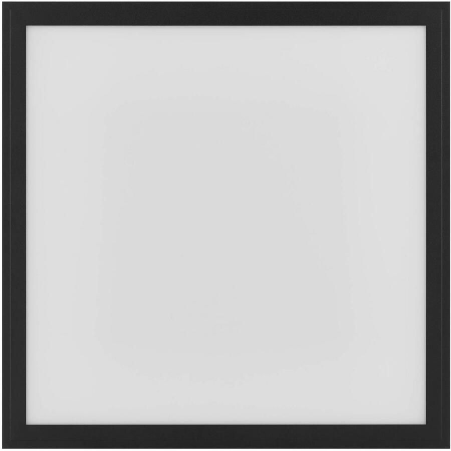 EGLO Plafondlamp SALOBRENA-Z plafondlamp zwart wit ZigBee 3.0 timer paneel Disco-modus app spraakbesturing Alexa 45x45x5cm excl. afstandsbediening (1 stuk) - Foto 2