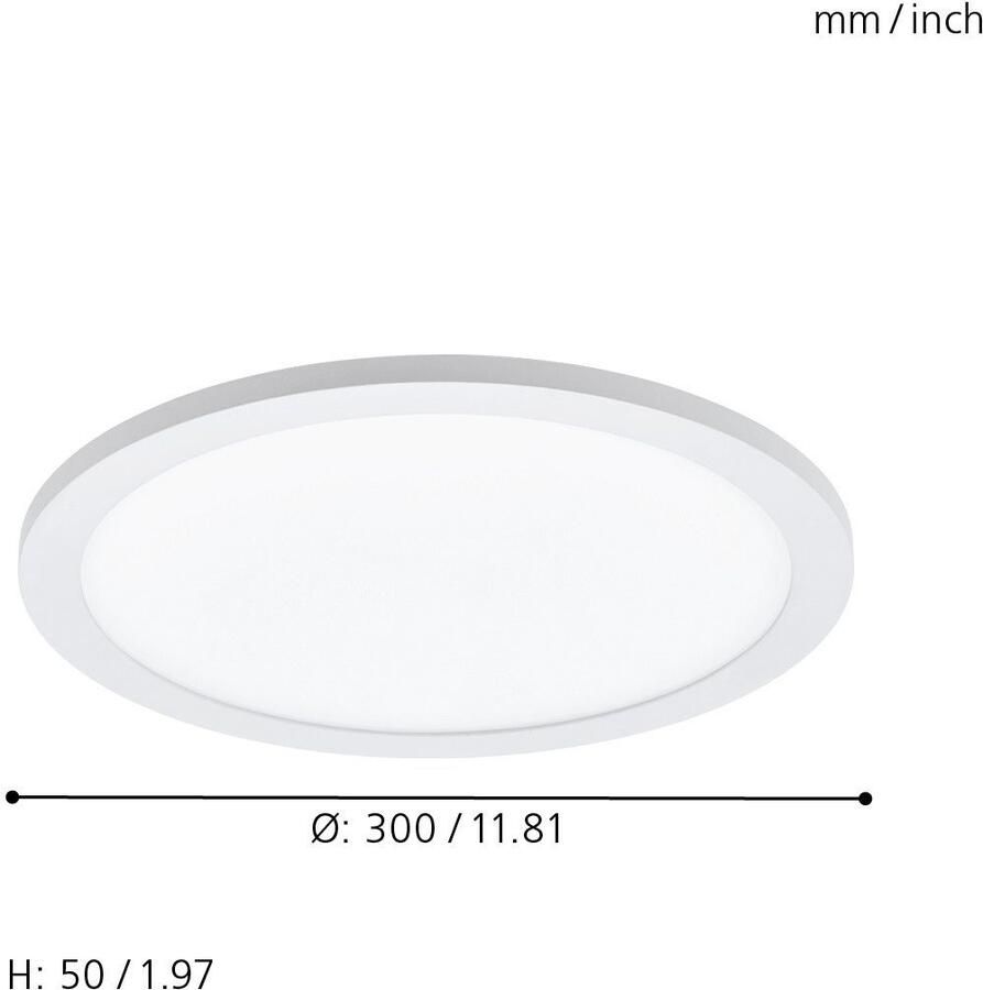 EGLO Plafondlamp SARSINA-C CONNECT bediening via app + afstandsbediening BLE CCT RGB (1 stuk) - Foto 2