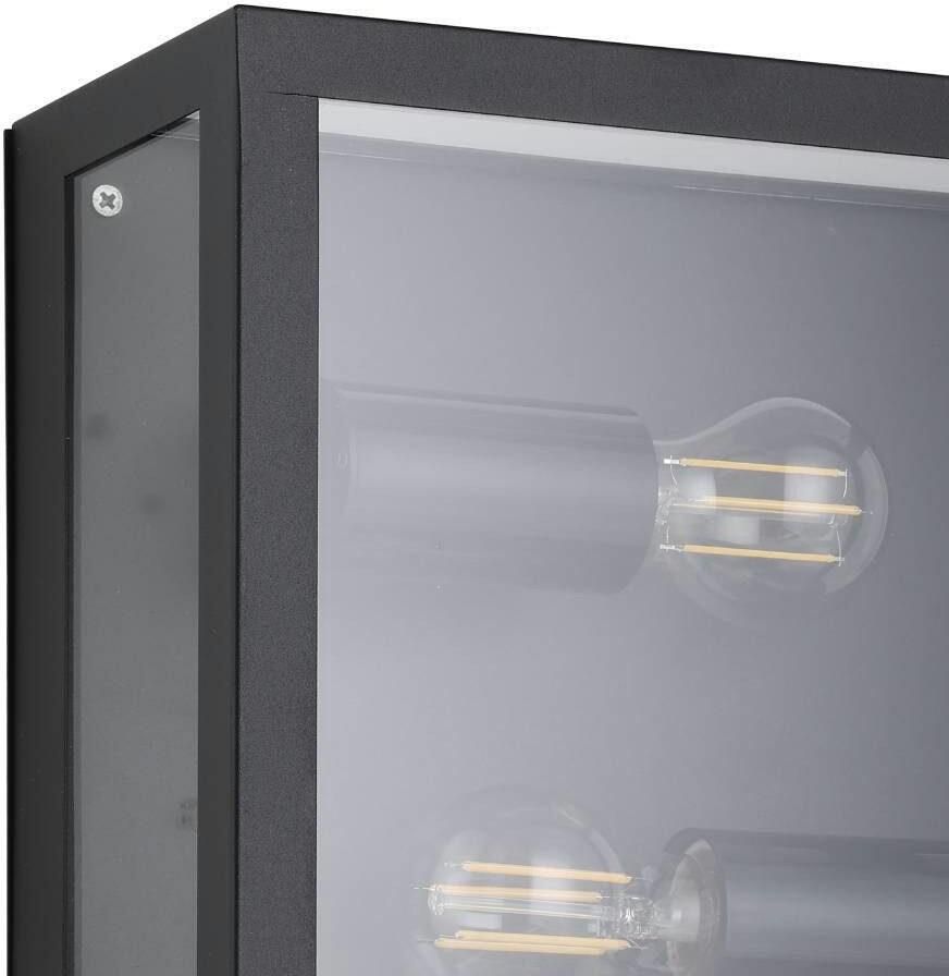 EGLO Plafondlamp voor buiten ALAMONTE 1 zwart l29 x h29 x b13 cm spatwaterdicht rustiek - Foto 2