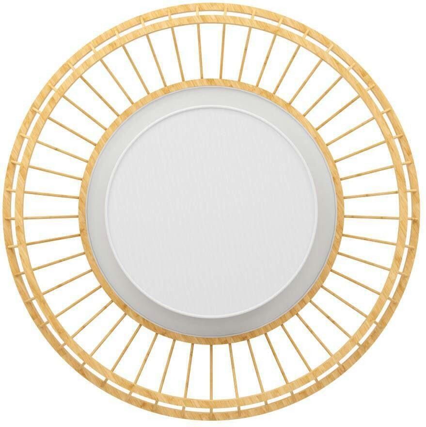 EGLO connect.z Yuku-Z Plafondlamp Ø 46 cm Wit Bruin Instelbaar RGB & wit licht Dimbaar Zigbee - Foto 3