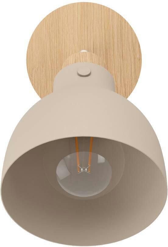 EGLO Plafondspot ARRECIFE Wandspot staal E27 IP20 slaapkamerlamp hal lamp (1 stuk) - Foto 5