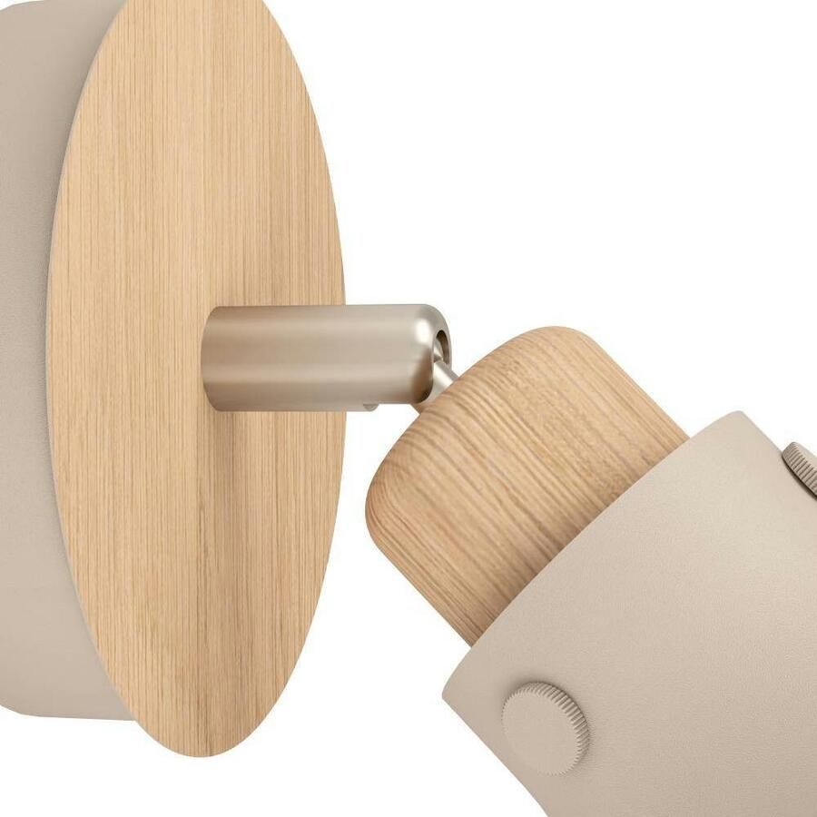 EGLO Plafondspot ARRECIFE Wandspot staal E27 IP20 slaapkamerlamp hal lamp (1 stuk) - Foto 2