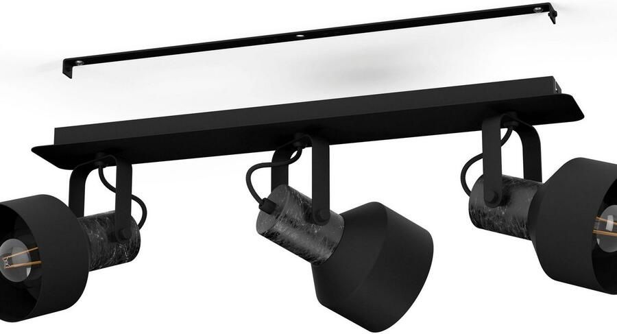 EGLO Plafondspot CASIBARE Deckenspot in zwart van staal excl. E27 28W (1 stuk) - Foto 4