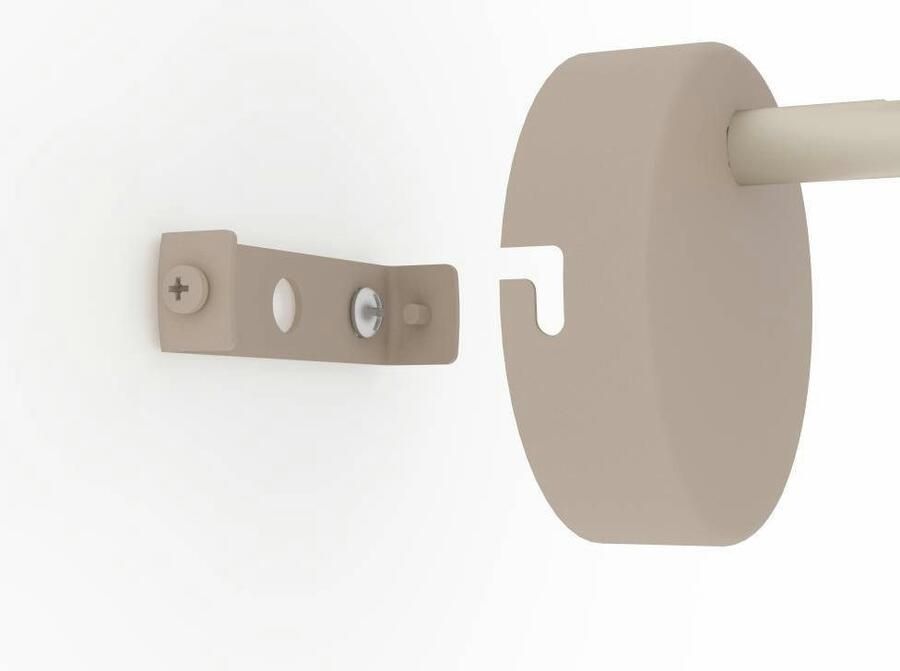 EGLO Plafondspot CORATO Wandstrahler Stahl und Glas E14 Schlafzimmerlampe Lampe Wandlamp wandspot van metaal in zandkleur en glas in wit E14 (1 stuk) - Foto 2