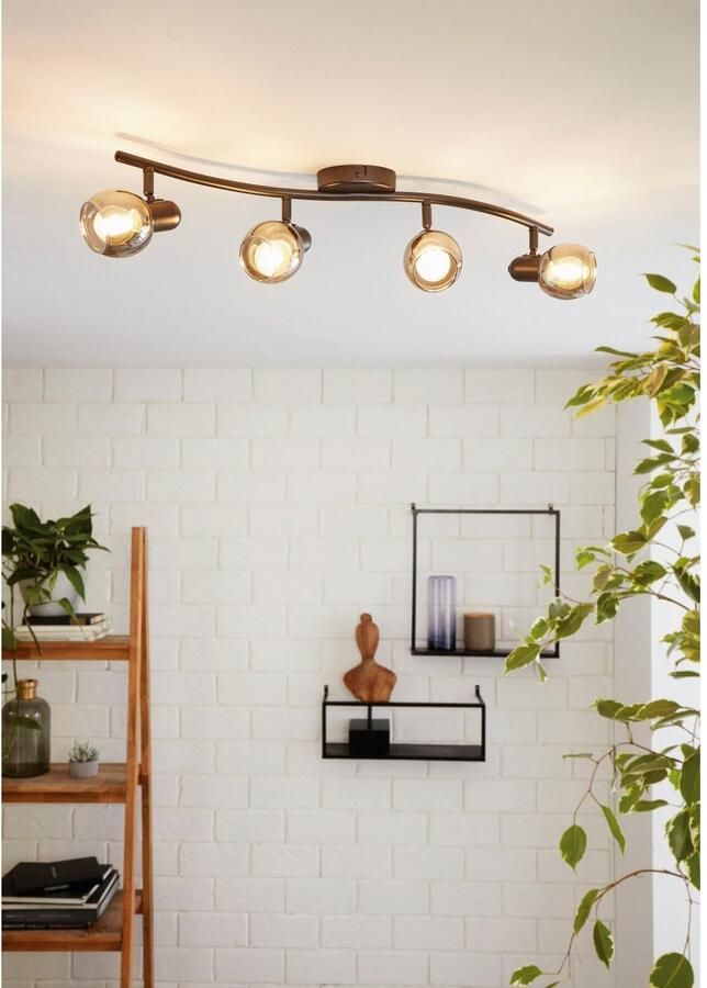 EGLO 4-spot Pollica zwart Leen Bakker - Foto 2