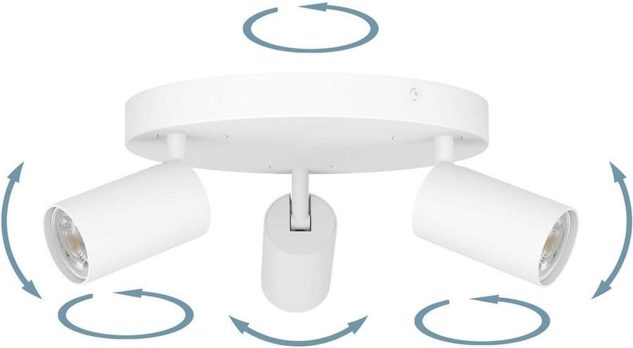 EGLO  connect.z Telimbela-Z Smart Spot - GU10 - Ø 25 cm - Wit - Instelbaar RGB & wit licht - Dimbaar - Zigbee - Foto 7