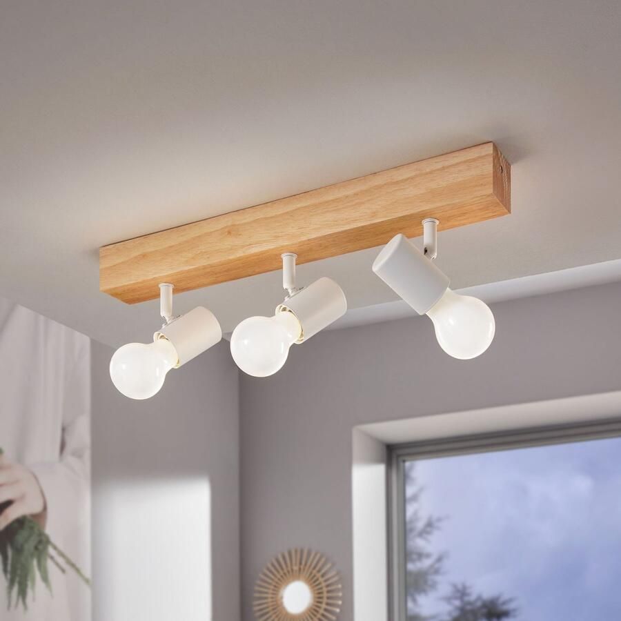 EGLO Plafondspot TOWNSHEND 3 Spot Woonkamerlamp Hal L48 x B5 cm 3X60W excl. - Foto 2