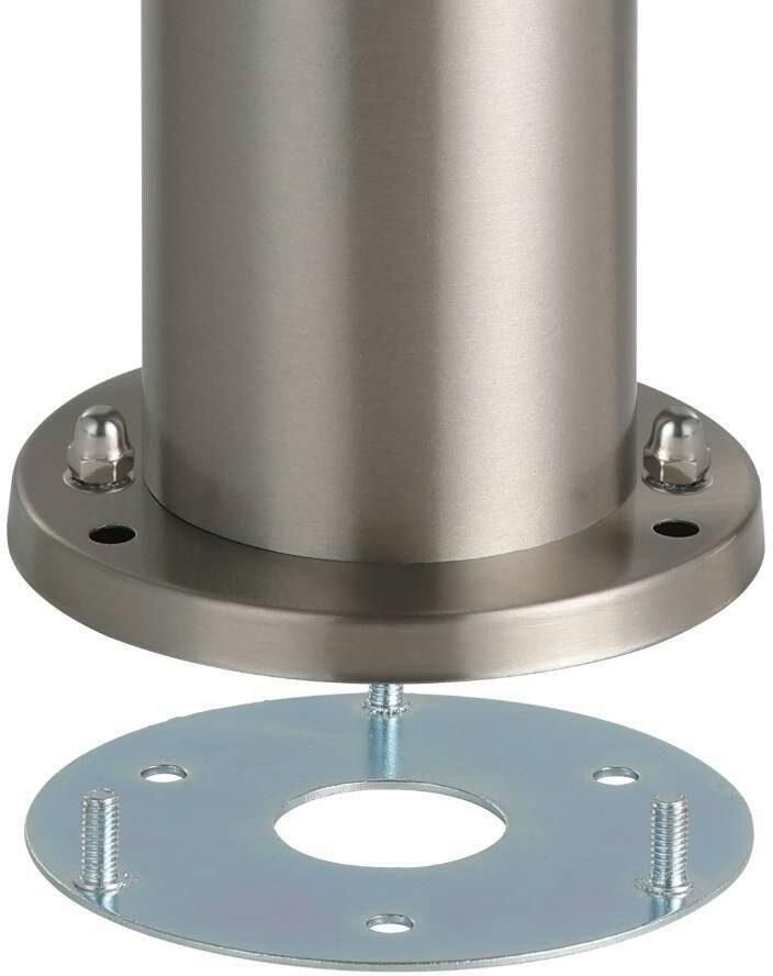 EGLO Sokkellamp HELSINKI LED padlamp buitenverlichting bewegingssensor IP44 roestvrij staal (1 stuk)