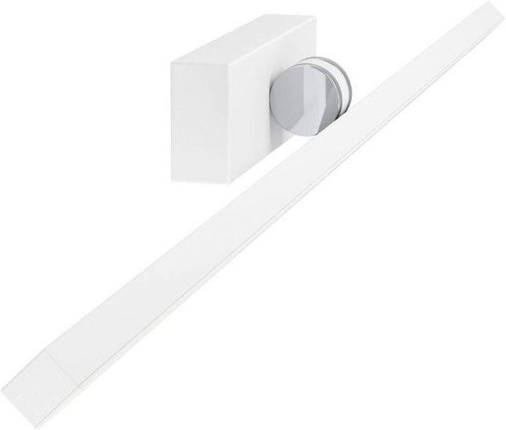 EGLO Spiegellamp VERDELLO Spiegellampe Kunststoff IP44 Wandlampe Badezimmerlampe Wandlamp van kunststof in wit en chroom badkamer spiegel lamp IP44 (1 stuk) - Foto 3