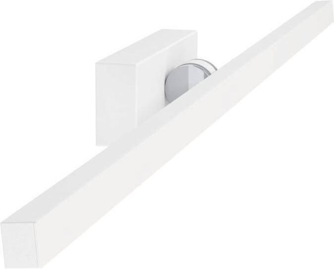 EGLO Spiegellamp VERDELLO Spiegellampe Kunststoff IP44 Wandlampe Badezimmerlampe Wandlamp van kunststof in wit en chroom badkamer spiegel lamp IP44 (1 stuk) - Foto 4