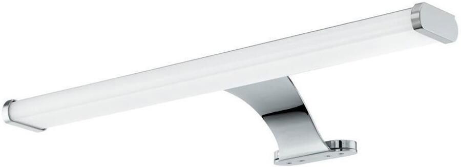 EGLO Spiegellamp VINCHIO Spiegellampe IP44 Stahl Kunststoff Badezimmerlampe Lampe Spiegellamp van staal en kunststof chroom wit LED IP44 L 40 cm (1 stuk) - Foto 5