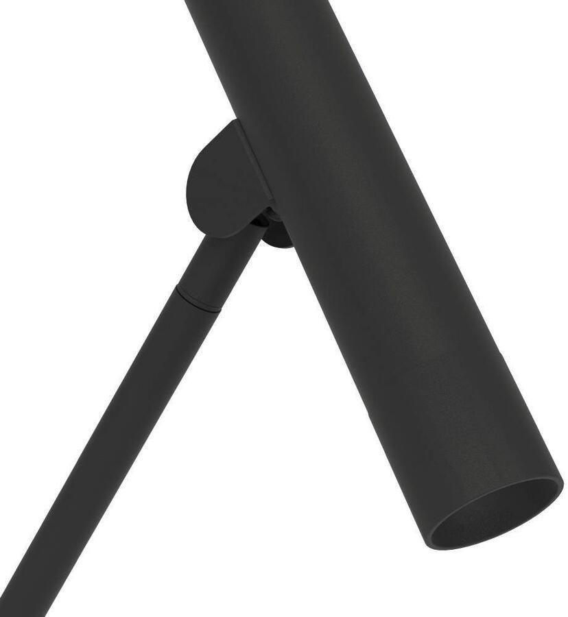 EGLO Staande lamp ALMUDAINA Stehlampe Stahl IP20 Wohnzimmerlampe Flurlampe Lampe Vloerlamp metaal in zwart woonkamerlamp lamp woonkamer 157 cm (1 stuk)