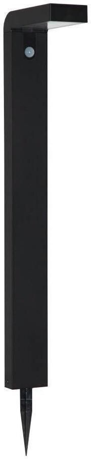 EGLO Staande lamp BARACCONI Stehlampe Alu Kunststoff IP44 Solar Außenlampe Lampe Buitenlamp met grondpen bewegingssensor zonne-energie downlight IP44 (1 stuk) - Foto 5
