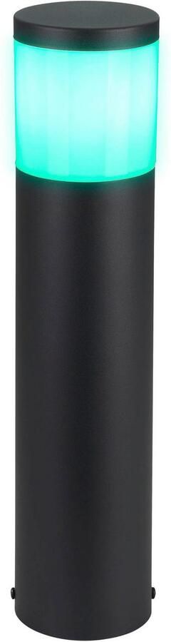 EGLO Staande lamp BASALGO-Z vloerlamp buitenverlichting zwart IP44 ZigBee 3.0 App spraakbesturing Alexa ‎‎112x110x470cm excl. afstandsbediening (1 stuk) - Foto 7