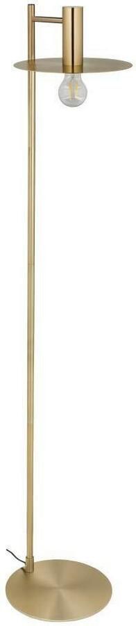 EGLO Staande lamp ESCANDELL Vloerlamp metaal in geborsteld messing lamp met E27 156 cm (1 stuk) - Foto 5