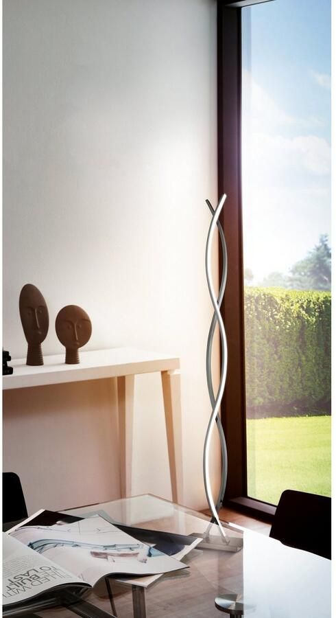 EGLO Staande lamp LASANA 2 Stehlampe Stahl Alu und Kunststoff IP20 Wohnzimmerlampe - Foto 3