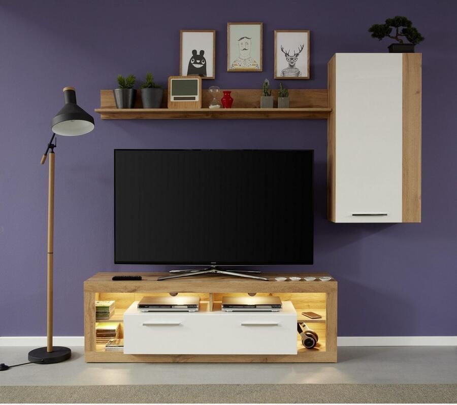 EGLO Lubenham Vloerlamp E27 160 cm Zwart Bruin - Foto 3