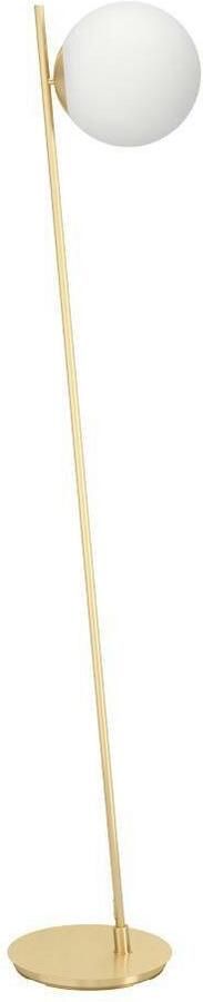 EGLO Staande lamp RONDO 4 Stehlampe Stahl und Glas E27 IP20 Wohnzimmerlampe Lampe Vloerlamp van metaal en glas E27 fitting 174 5 cm (1 stuk) - Foto 2