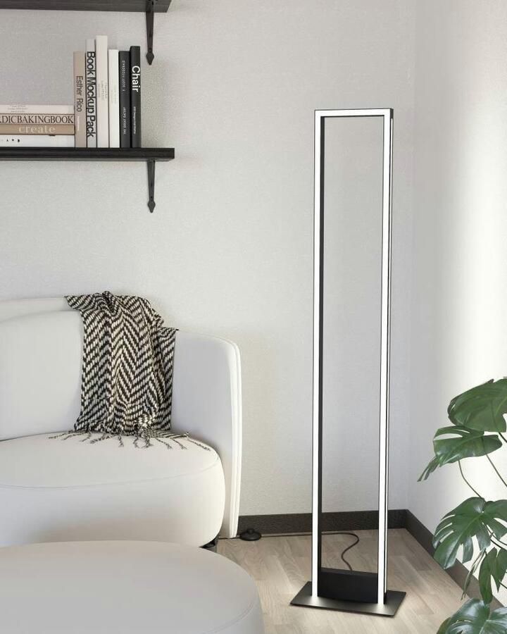EGLO Staande lamp SALVILANAS-Z dimmbare vloerlamp zigbee app en spraakbesturing alexa (1 stuk) - Foto 2