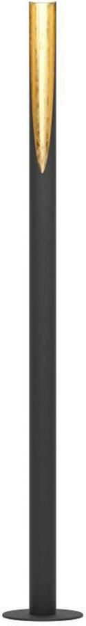 EGLO Staande ledlamp BARBOTTO zwart goudkleur ø6 x h137 cm inclusief 1x gu10 (elk 4 5w) warmwit - Foto 9