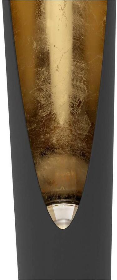 EGLO Staande ledlamp BARBOTTO zwart goudkleur ø6 x h137 cm inclusief 1x gu10 (elk 4 5w) warmwit - Foto 7