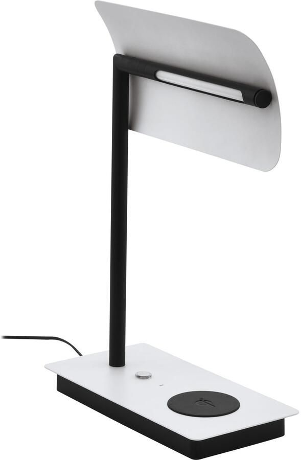 EGLO Tafellamp ARENAZA Bureaulamp draadloze laadfunctie Tafellamp warmwit inductielaadvlak touch dimbaar 3000K (1 stuk) - Foto 3