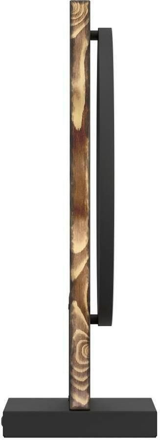 EGLO Tafellamp BOYAL Tafellamp bruin zwart wit LED lamp met schakelaar tafellamp (1 stuk) - Foto 6