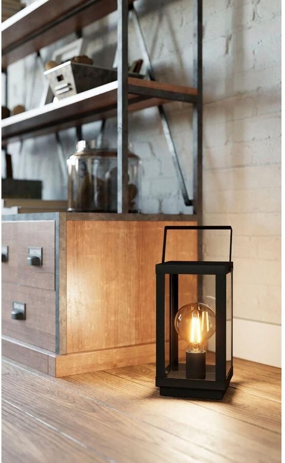 EGLO Tafellamp BRADFORD 1 Tafellamp nacht kastlamp woonkamerlamp lamp E27 fitting (1 stuk) - Foto 2