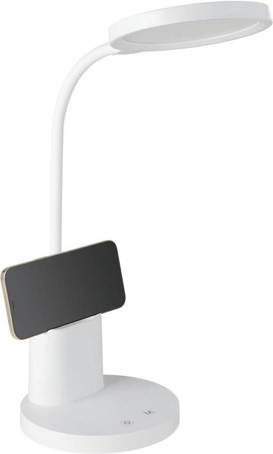 EGLO Tafellamp BROLINI LED Tischlampe Kunststoff IP20 Schreibtischlampe Lampe Tafellamp in wit van kunststof 2 1W warmwit koudwit (1 stuk) - Foto 3