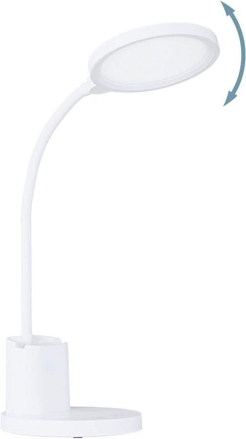 EGLO Tafellamp BROLINI LED Tischlampe Kunststoff IP20 Schreibtischlampe Lampe Tafellamp in wit van kunststof 2 1W warmwit koudwit (1 stuk) - Foto 4