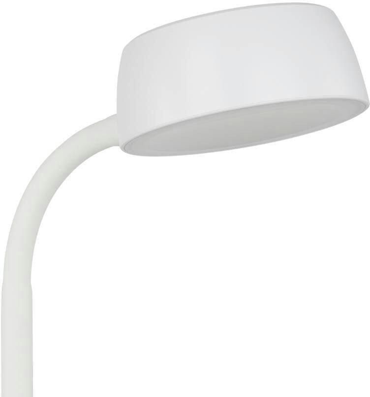EGLO Tafellamp CABALES Tafellamp nachttafellamp kunststof in wit met wipschakelaar (1 stuk)