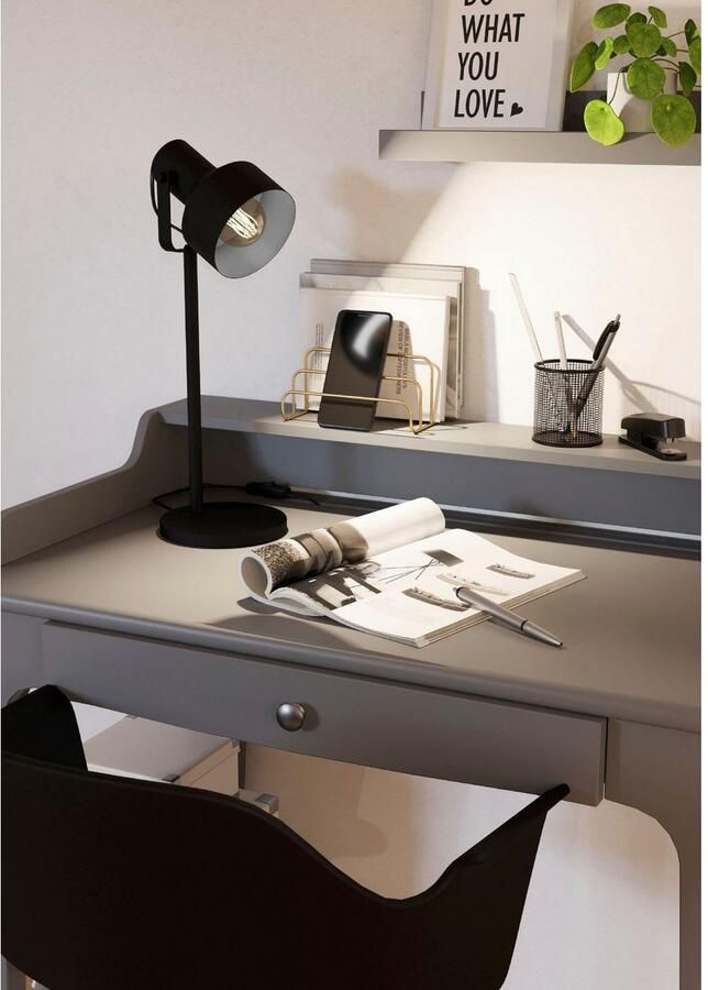 EGLO Tafellamp CASIBARE Tafellamp industrial nacht kastlamp woonkamerlamp E27 fitting (1 stuk) - Foto 2