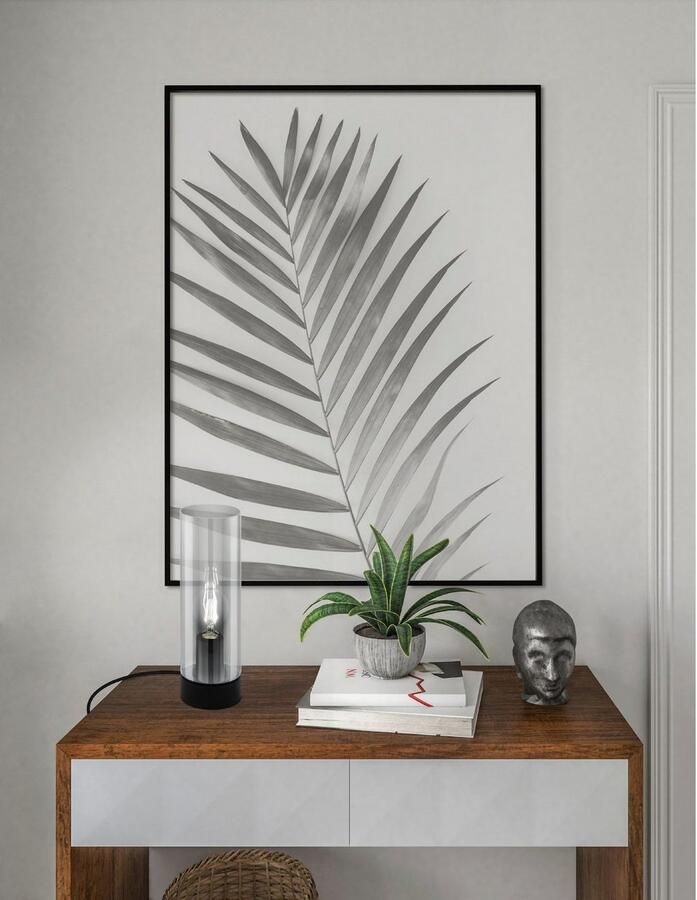 EGLO Tafellamp DAMASCO 1 Tafel lamp in zwart van staal excl. E27 60W (1 stuk) - Foto 2